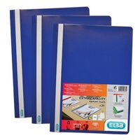 Elba (Clear)view (A4) Folder 160 Sheets Polypropylene Blue (Pack 50)