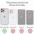 NALIA Glitzer Hülle für iPhone 12 Pro Max, Bling Handy Cover Schutz Glitter Case Transparent