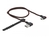 EASY-USB 2.0 Kabel Typ-A Stecker zu USB Type-C™ Stecker gewinkelt links / rechts 0,5 m schwarz, Delo