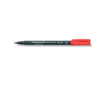 STAEDTLER LUMOCOLOR rotulador permanente (S) punta superfina 0.4 mmROJO REF. 313-2