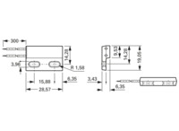 Näherungsschalter, Aufbaumontage, 1 Schließer, 10 W, 300 V (DC), 0.5 A, Erfassun