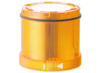 Dauerlichtelement, Ø 70 mm, gelb, 24 V AC/DC, IP65