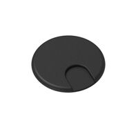 Table feedtrough Ø 60 mm Black Kábelkezelo panelek