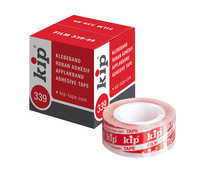 Klebeband, 339 Kip PVC-Warnband Extra, 33 m lang, 50 mm breit, 170 mµ, rot/weiß