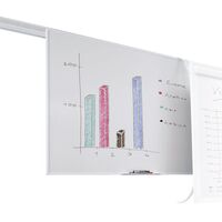 Whiteboard for dual rail system