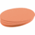 Moderations-Karte Oval 190mmx110mm Orange 500 Stück