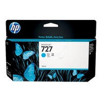 HP 727 ciánkék DesignJet tintapatron, 130 ml