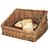 Olympia Bread Display Basket in Rustic Wooden Colour 170x360x300mm