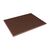 Hygiplas Extra Thick Low Density Brown Chopping Board for Vegetables - Large