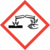 Gefahrenpiktogramm - Rot/Schwarz, 10 x 10 cm, Polyester, Selbstklebend, B-7541