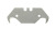 Normalansicht - Ecobra Hakenklingen für Cutter, Profi Qualität, Etui mit 5 Ersatzklingen, Klinge 49,5 x 18,5 x 0,6 mm