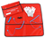 ESD-Service Kit, Handschuhe, isolierte Krokoklemme, rot