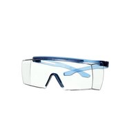 3M™ SecureFit™ 3700 Überbrille, blaue Bügel, Scotchgard™ Anti-Fog-Beschichtung (K&N), transparente Scheibe, SF3701SGAF-BLU-EU