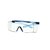 3M™ SecureFit™ 3700 Überbrille, blaue Bügel, Scotchgard™ Anti-Fog-Beschichtung (K&N), transparente Scheibe, SF3701SGAF-BLU-EU