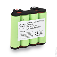 Batterie(s) Batterie aspirateur compatible AEG 7.2V 2000mAh