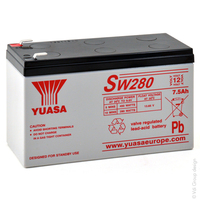Batterie(s) Batterie onduleur (UPS) YUASA SW280 12V 7.6Ah F6.35