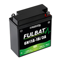 Batterie(s) Batterie moto Gel 6N11A-1B / 6N11A-3A 6V 11Ah