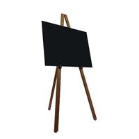 Chalkboard and easel - board size 600 x 800mm