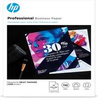 Hp - Confezione da 150 fogli carta professionale lucida HP per getto d'inchiostro A4 - 3VK91A