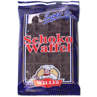 Willis Schoko-Waffel, Super Size, Kuchen, 90g Packung