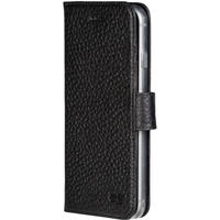 Senza Exquisite Leather Wallet Apple iPhone 5/5S/SE Intense Black