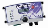 O2NE+ Oxygen Depletion Safety Monitor inkl. Alarm repeater & relay on 2nd Alarm mit EU-Stecker