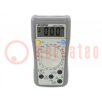 Multimetro digitale; LCD; 3,5 cifre; VAC: 200V,250V; 200÷20MΩ