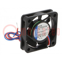 Ventilateur: DC; axial; 12VDC; 40x40x10mm; 9m3/h; 26dBA; glissement