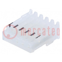 Plug; wire-board; female; PIN: 5; end connector; 2.54mm; IDC; 24AWG