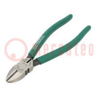 Pliers; side,cutting; with side face; 155mm