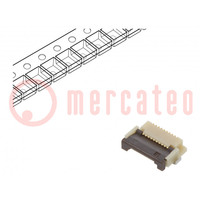 Connector: FFC/FPC; horizontal; PIN: 10; bottom contacts,ZIF; SMT