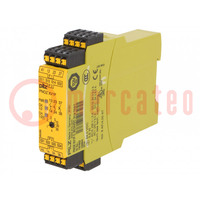 Module: safety relay; PNOZ XV1P C; Usup: 24VDC; IN: 5; OUT: 3; IP40