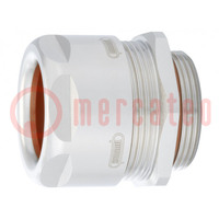 Cable gland; M20; 1.5; IP68; brass; Body plating: nickel