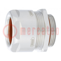 Cable gland; M32; 1.5; IP68; brass; Body plating: nickel