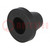 Grommet; Ømount.hole: 21mm; rubber; black; Panel thick: max.2mm