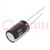 Capacitor: electrolytic; THT; 10uF; 450VDC; Ø12.5x20mm; Pitch: 5mm