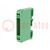 Behuizing: op DIN-rail; polycarbonaat; groen; UL94V-0