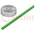 Pneumatic tubing; -0.95÷10bar; PUN-H; Tube in.diam: 4mm; green