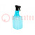 Tool: dosing bottles; blue (bright); polyetylene; 900ml; ESD