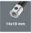 Wera 7880 Joker XL Selbstjustierender Einsteck-Maulschlüssel für Schlüsselweite 19-24 mm
