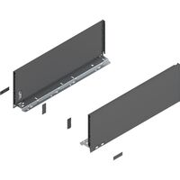 Produktbild zu BLUM LEGRABOX pure SET alt.C, TIP-ON, 40kg, NL 350, grigio orione