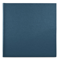 ALBUM GRAND FORMAT "WRINKLED", 30 X 30 CM, 80 PAGES BLANCHES, BLEU HAMA