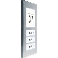 PLAQUE DE SONNETTE 3 FOYERS M-E MODERN-ELECTRONICS 41067 ACIER INOXYDABLE 12 V/1 A