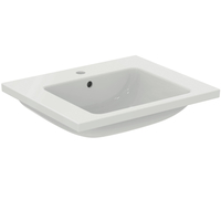 LAVABO POUR MEUBLE 61X51 CM, AVEC TROP-PLEIN, TROU POUR ROBINETTERIE, BLANC IDEAL STANDARD T460501