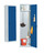 Bezemkast combinatie grijs/blauw