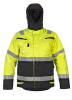 Hydrowear Matlock Multi Cvc Waterproof High Visibility Fixed Lining Arc Parka Saturnyellow / Black M