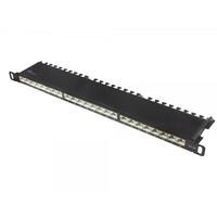 Good Connections Patchpanel 19"Cat. 6A 24-P. 0,5 HE schw.