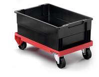DURABLE LAGERTROLLEY, rot