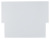 Topschild/Crowner für Kundenstopper, mit Halterung, Foamex, 300 x 638 mm,weiß