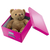 Archivbox Click & Store WOW Mittel, Graukarton, pink